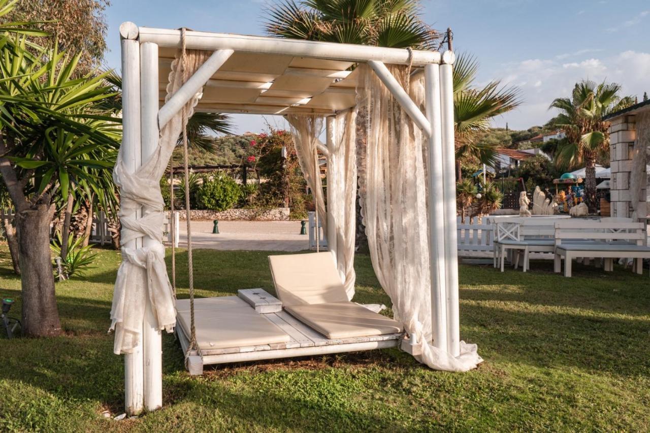 Luxury Villa Hera - Beachfront 로다 외부 사진